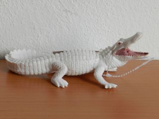 Obrázek z Krokodýl bílý plast 15cm 